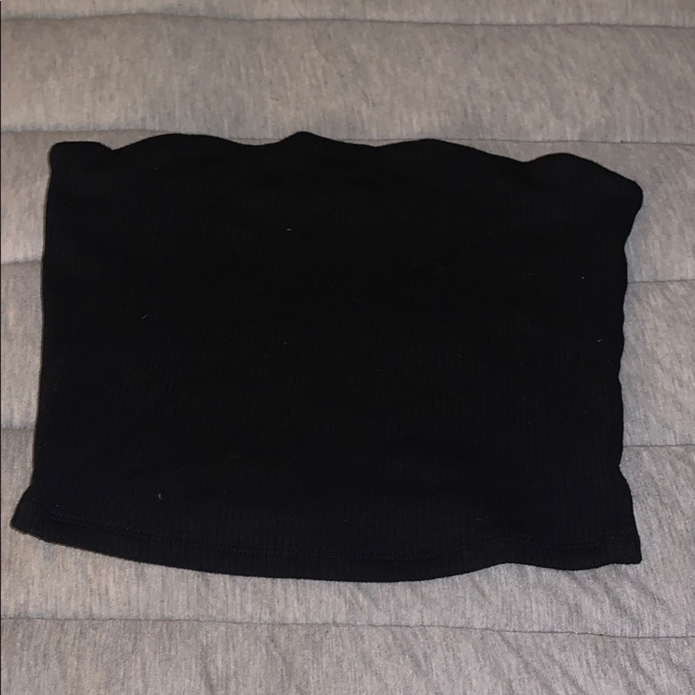 Basic black tube top